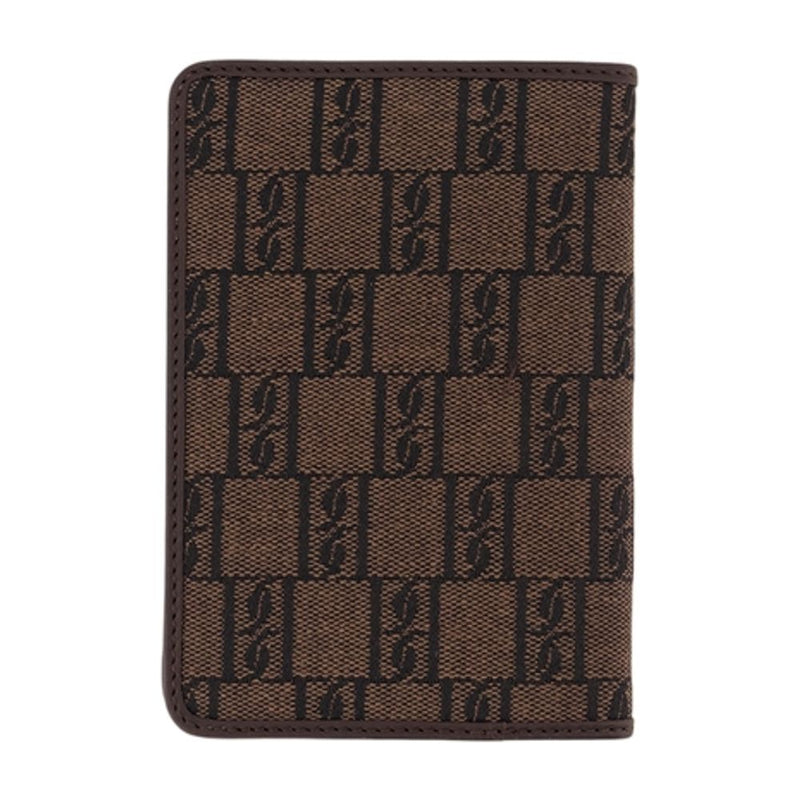 By Malene Birger Passport Holder — Brown Cotton Card Cases