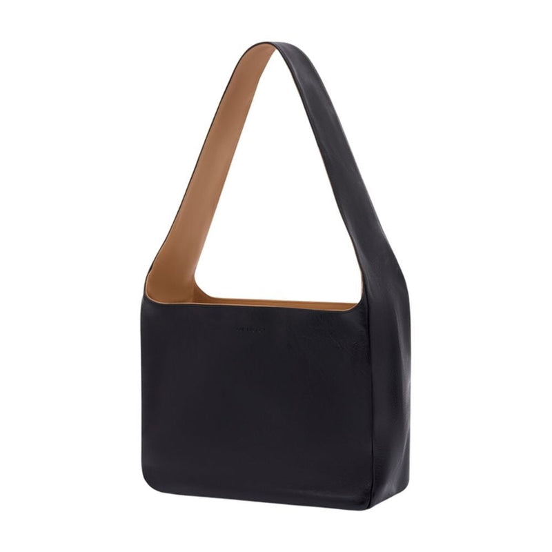Our Legacy Grande Brick Shoulder Bag — Black Cowhide