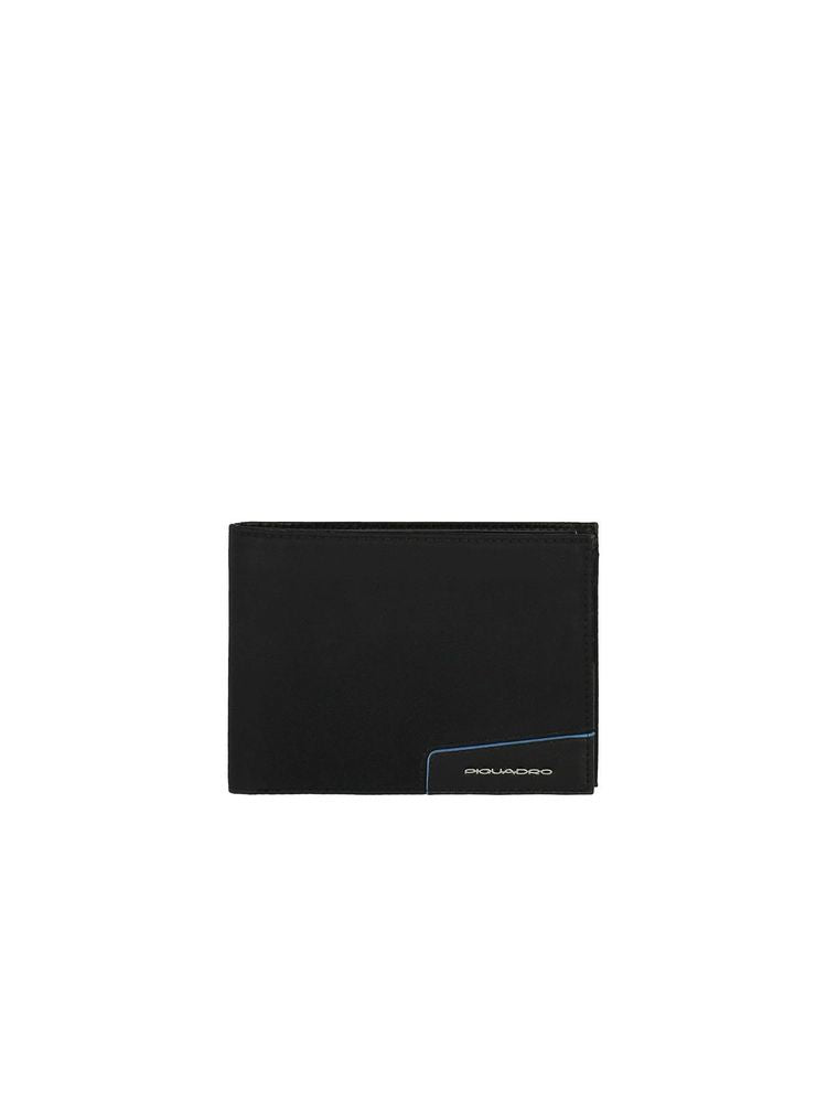 Piquadro Recycled Nylon Wallet — Black