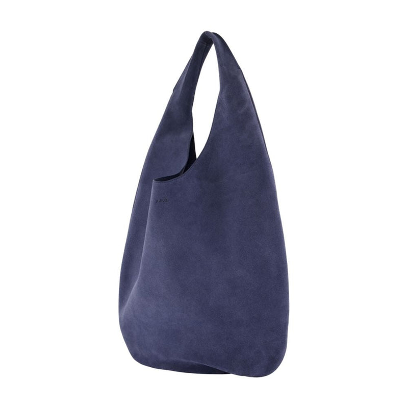 A.p.c. Le Neige Shoulder Bag — Navy Cowhide