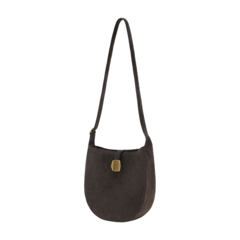 Officine Générale Leather Shoulder Bag — Brown Cowhide