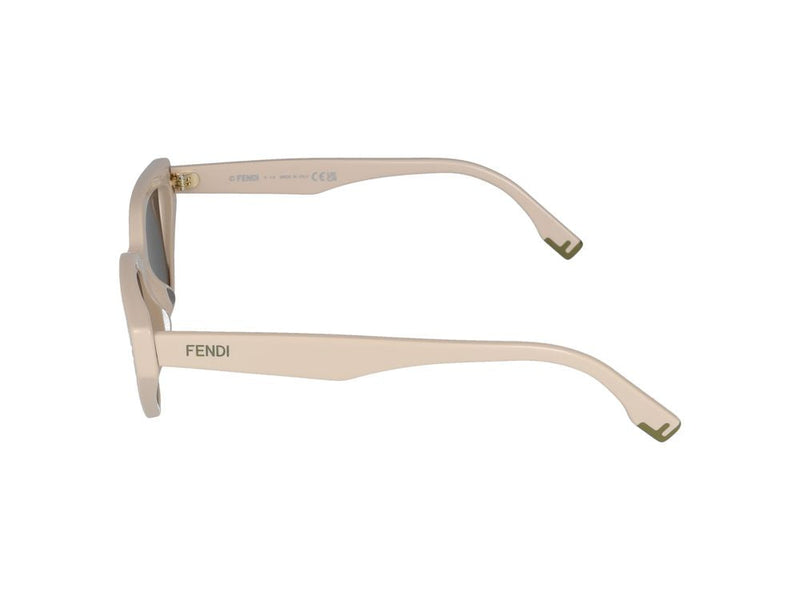 Maison Fendi Fe40009i Cat-Eye Dark Lens Sunglasses — Beige Standard