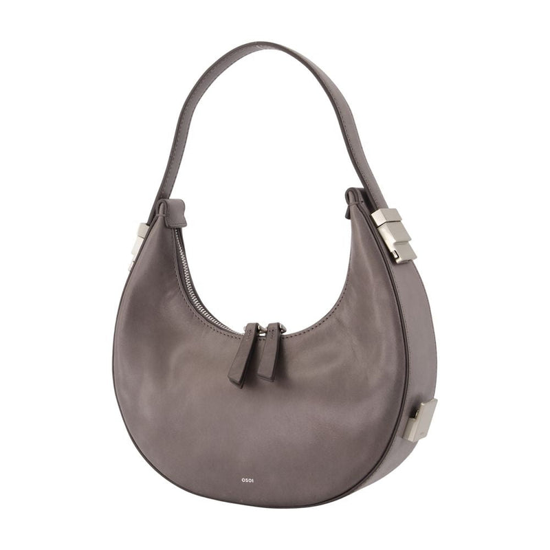 Osoi Shoulder Bag — Gray Cowhide