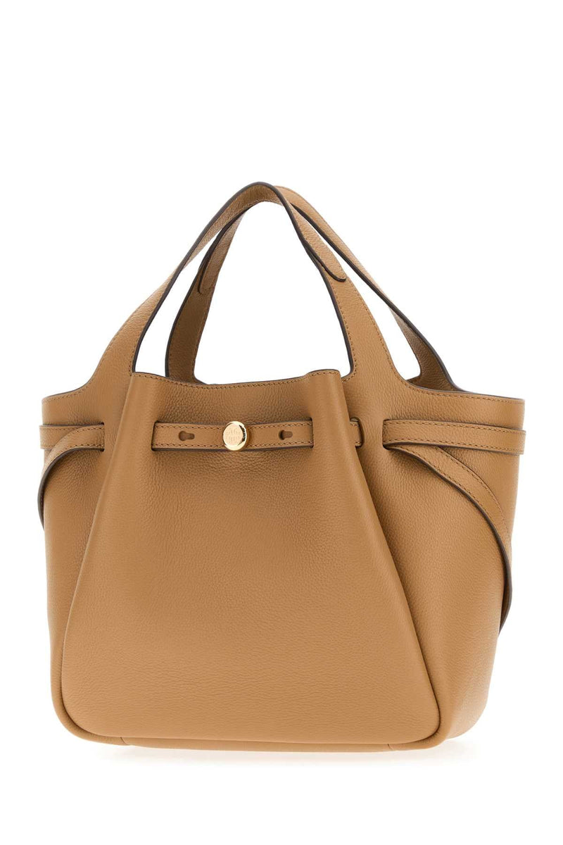 Tory Burch Romy Top Handle Bag — Beige