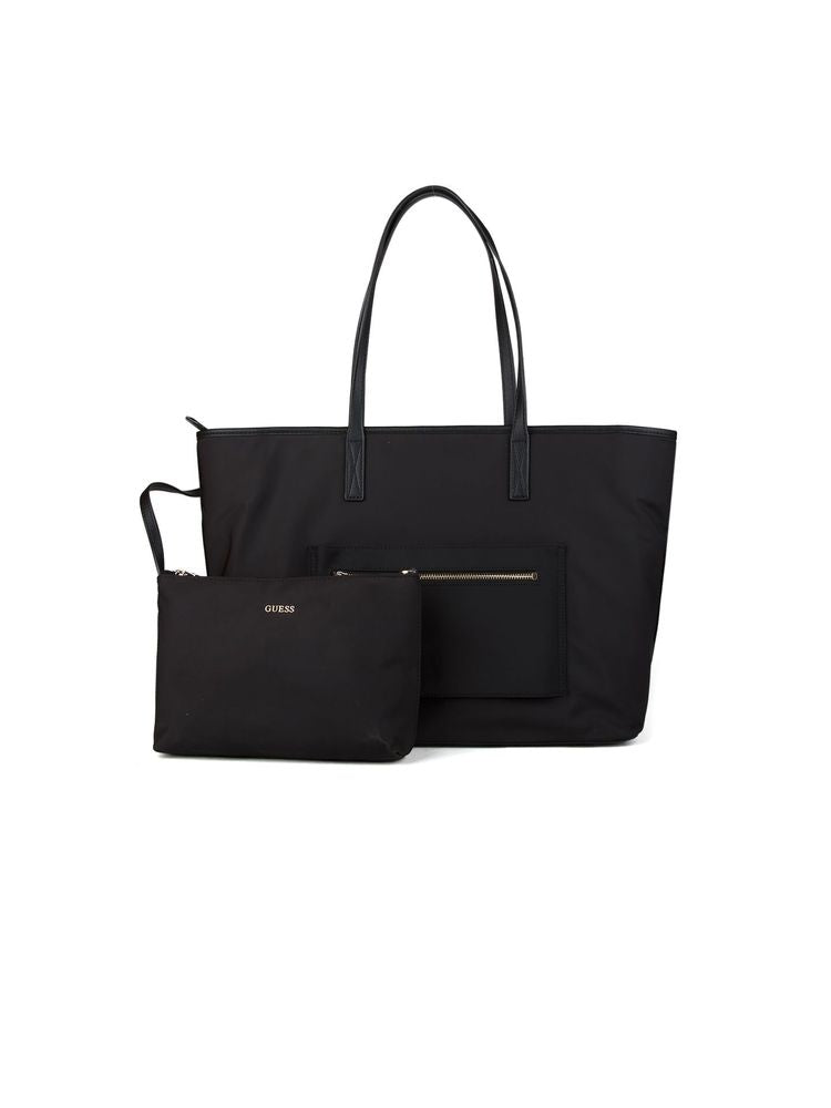 Guess Polyester Tote Bag — Black