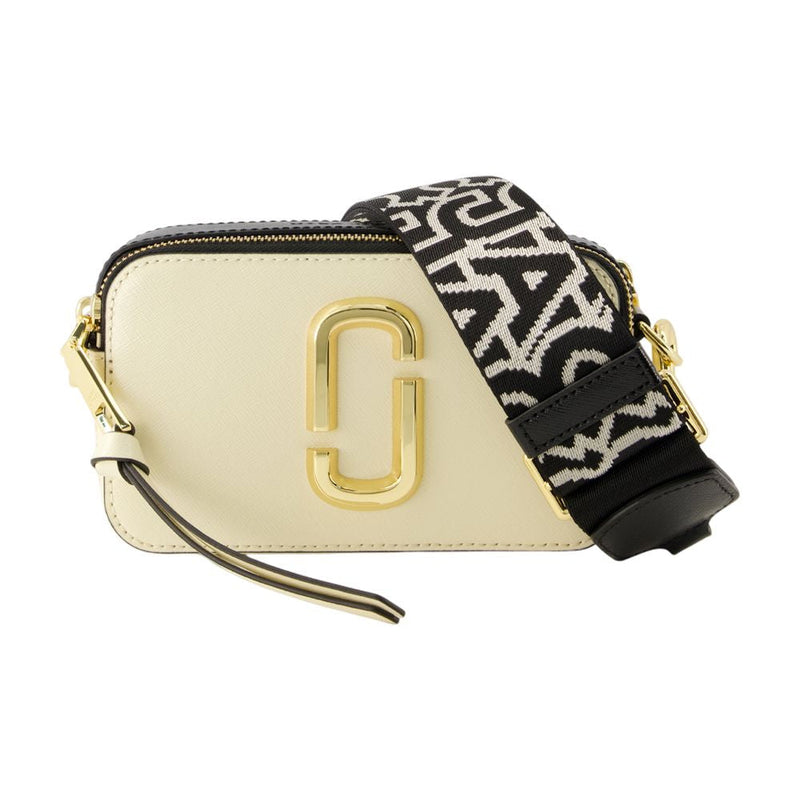 Marc Jacobs Snapshot Crossbody Bag — Black Cowhide