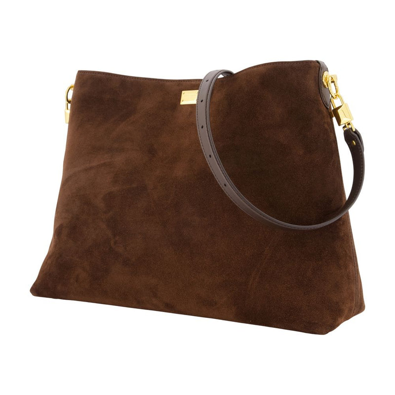 Dolce&gabbana Shoulder Bag — Brown Calfskin