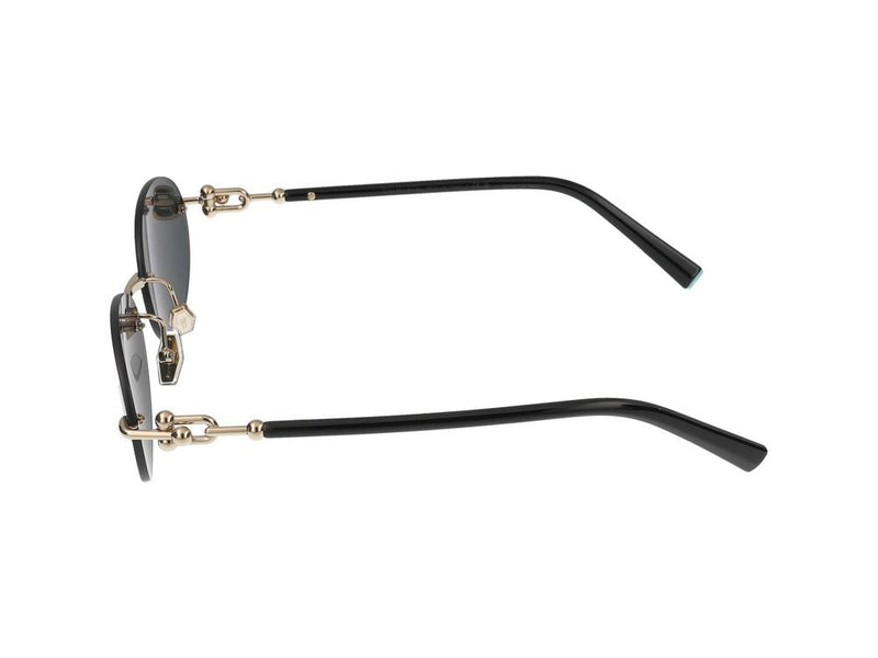 Tiffany 0tf3104d Rimless Metal Sunglasses — Gold
