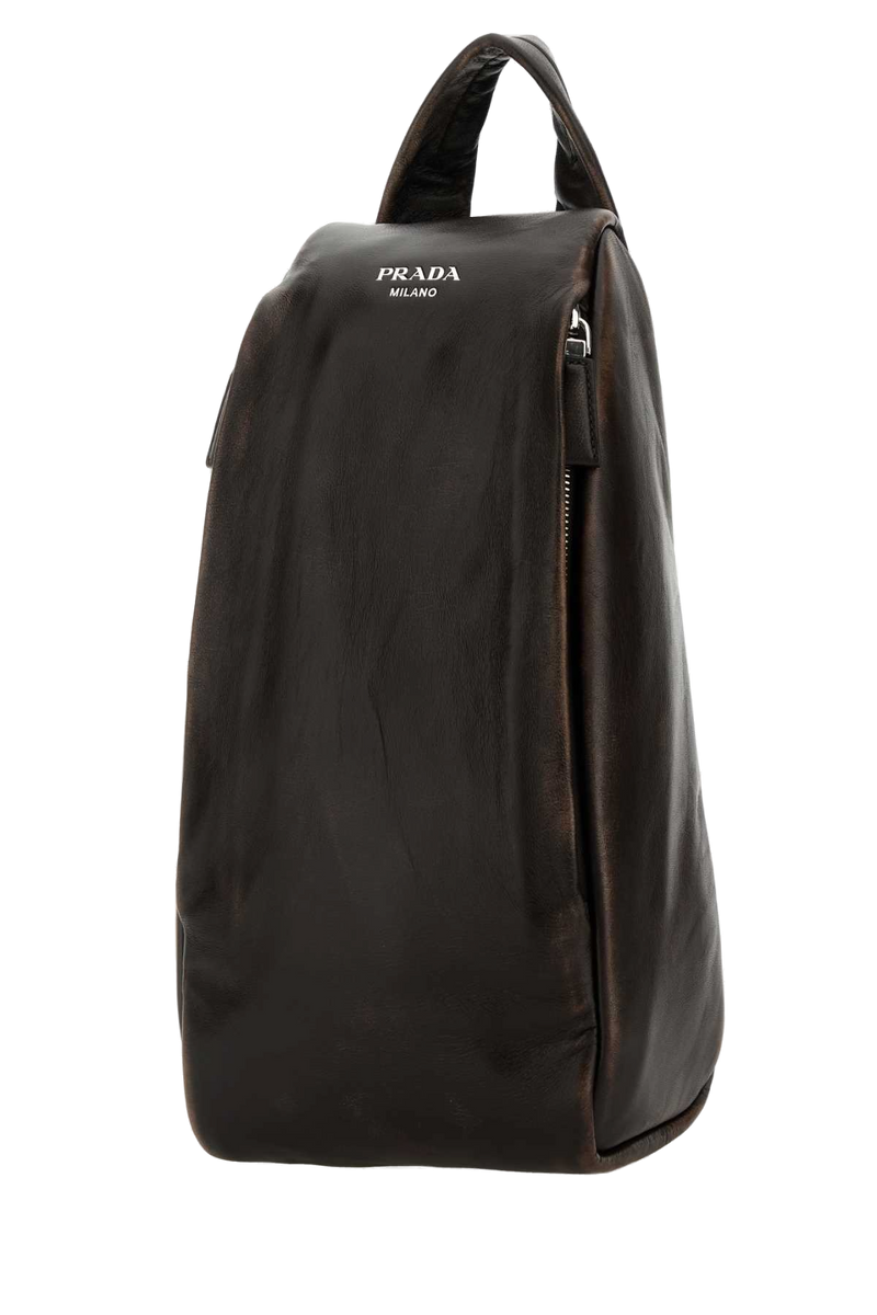 Prada Vintage Backpack — Brown