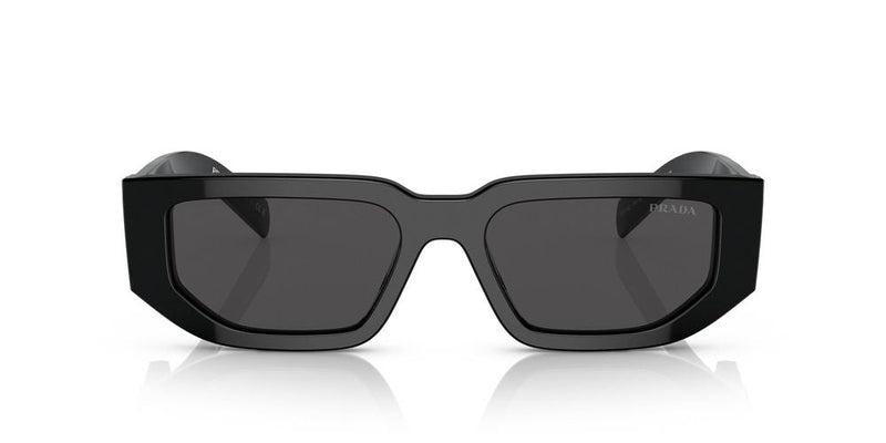 Prada 0pr Rectangle-Frame Plastic Sunglasses — Black