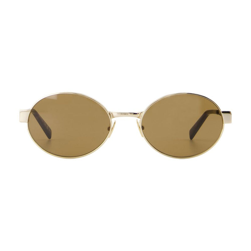 Saint Laurent Sl Sunglasses — Gold Metal