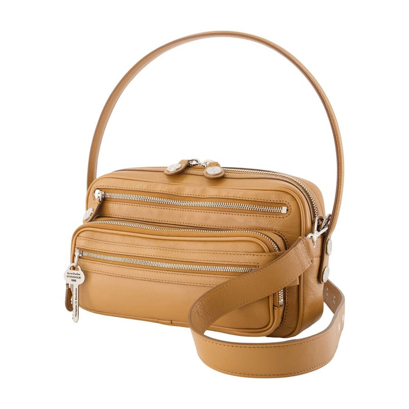 Acne Studios Shoulder Bag — Brown Calfskin