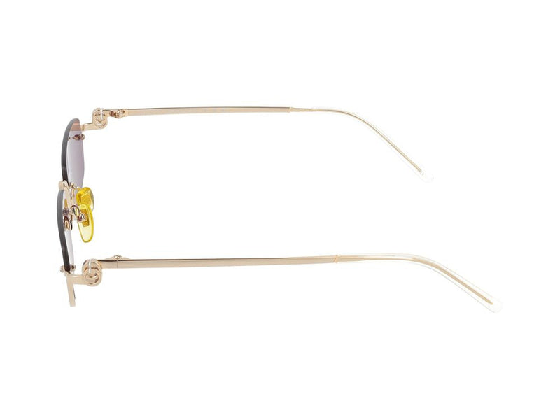 Gucci Gg1278s Gold-Tone Metal Frame Sunglasses — Gold