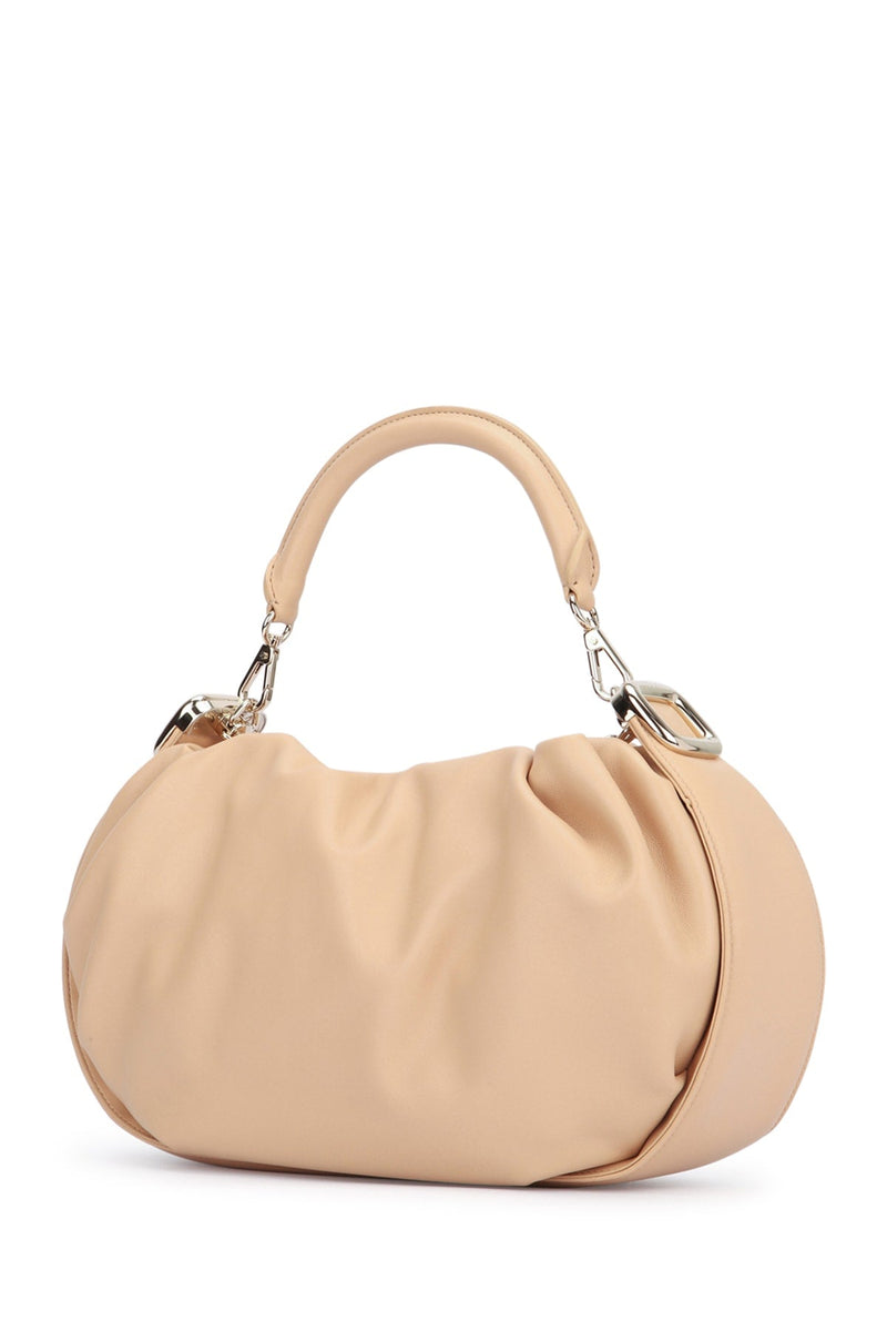 Roger Vivier Quilted Leather Shoulder Bag — Beige