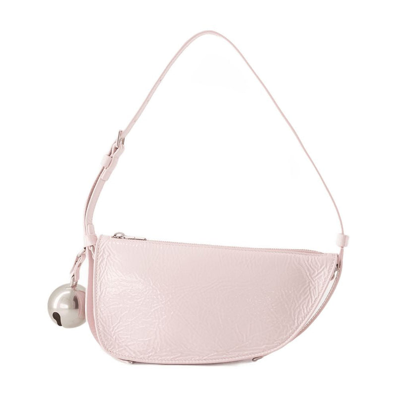 Burberry Shield Sling Mini Shoulder Bag — Pink Lambskin
