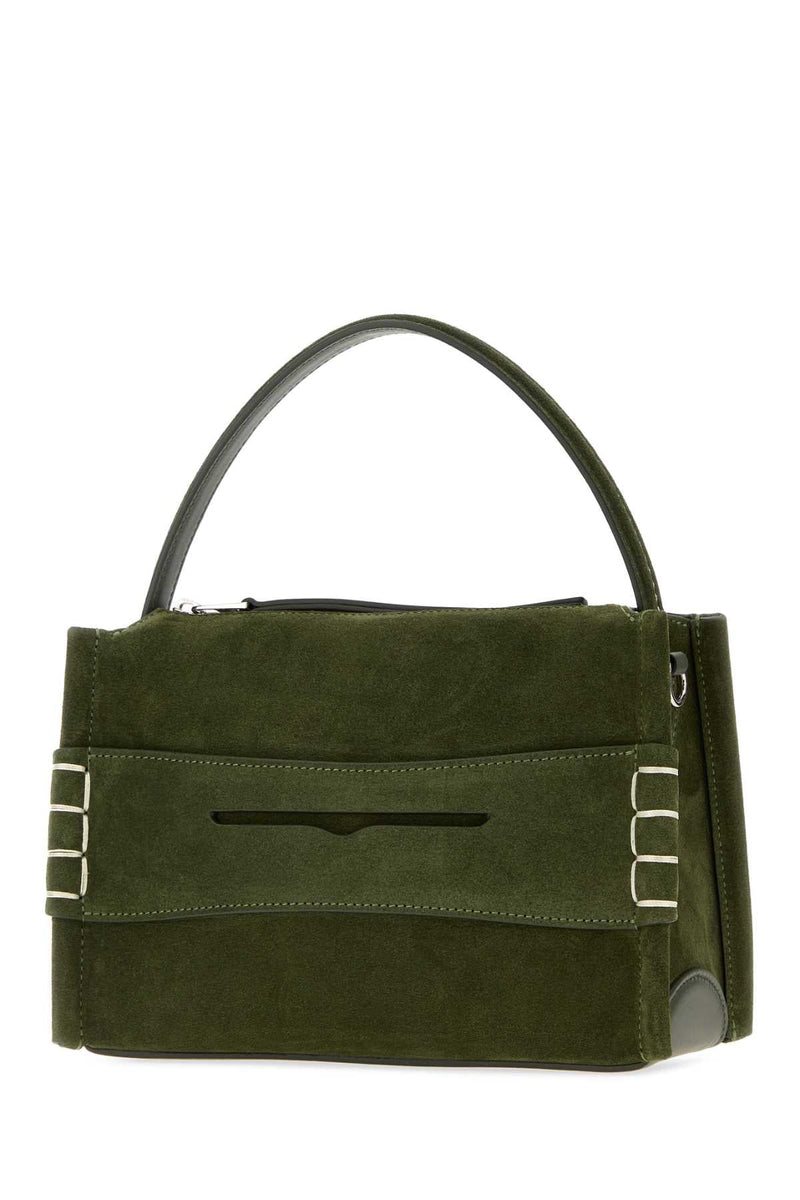 Jw Anderson Top Handle Bag — Green