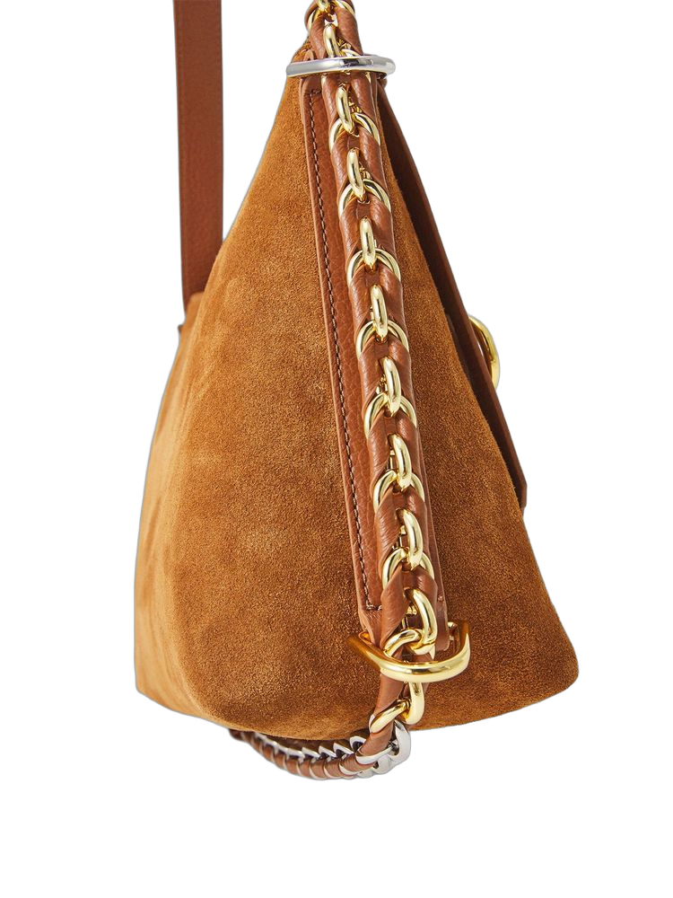 Coccinelle Gretel Shoulder Bag — Cognac Cow Leather