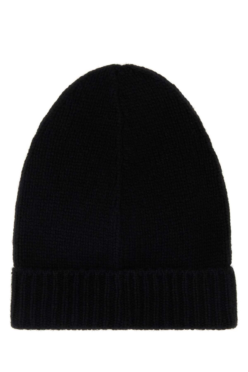 The Row Pavir Beanie — Black Exterior: Cashmere Nylon Beanies
