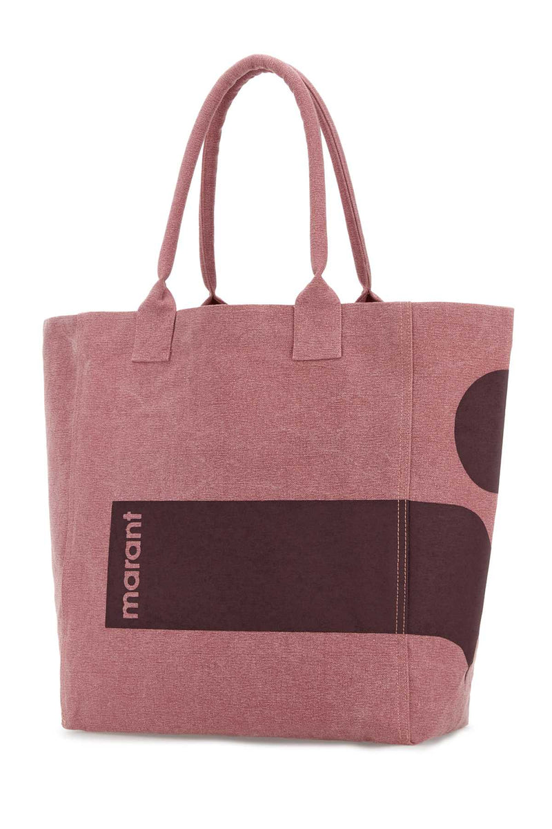 Isabel Marant Tote Bag — Pink Exterior: Cotton
