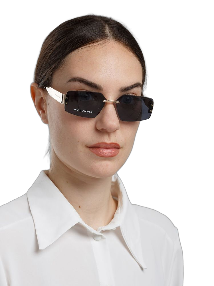 Marc Jacobs Gold Metal Sunglasses —