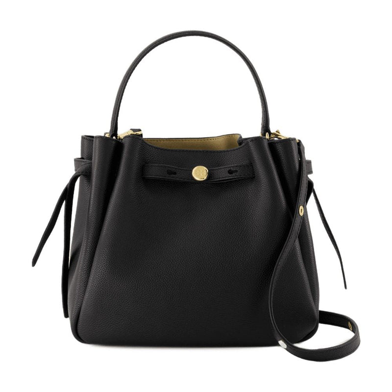 Tory Burch Romy Shoulder Bag — Black Calfskin