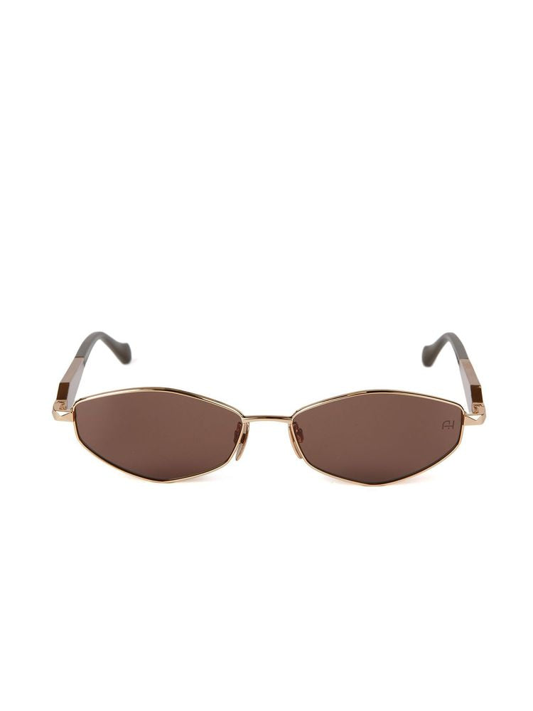 Ana Hickmann Ah3353 Metal Frame Sunglasses — Gold