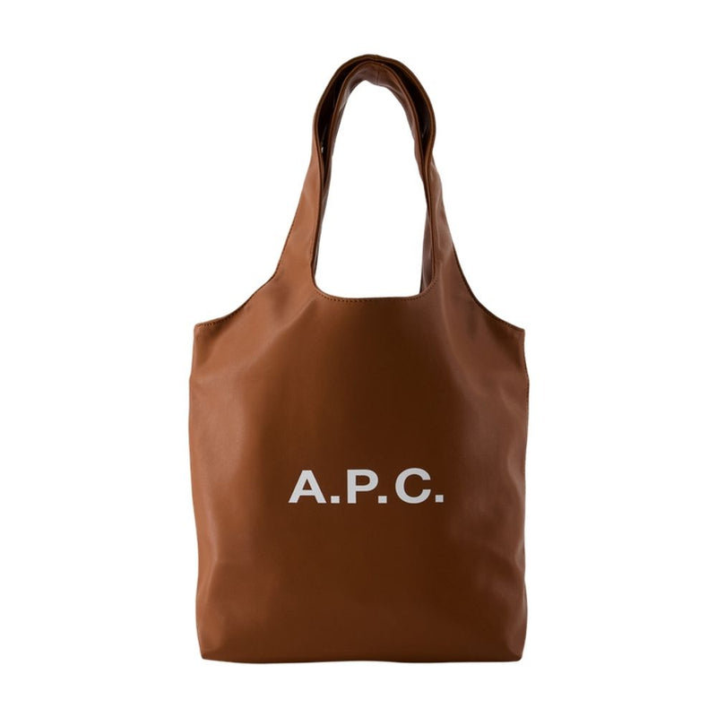 A.p.c. Ninon Small Tote Bag — Brown Synthetic