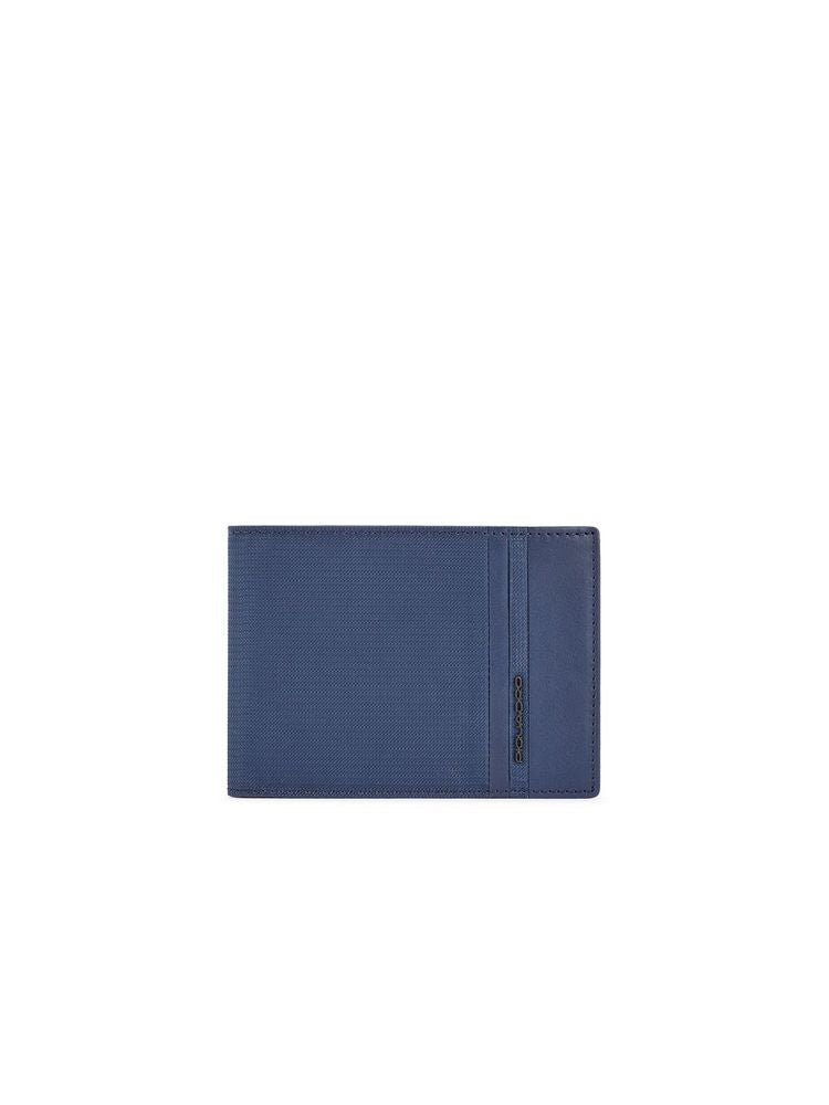 Piquadro Recycled Polyester Wallet — Blue