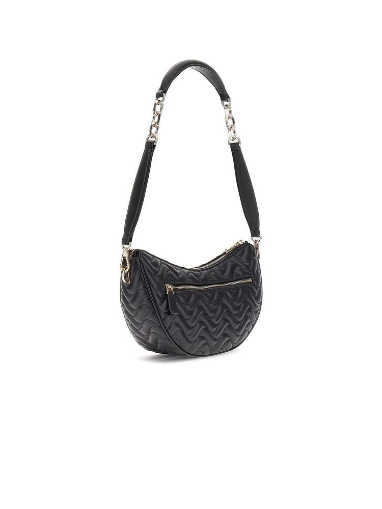 Guess Melisandra Shoulder Bag — Black Polyurethane