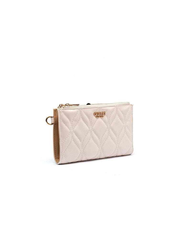 Guess Maxine Wallet — White Polyurethane