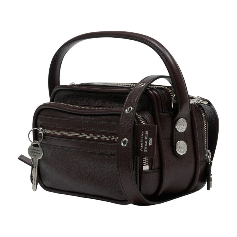 Acne Studios Camero Kit Shoulder Bag — Black Calfskin