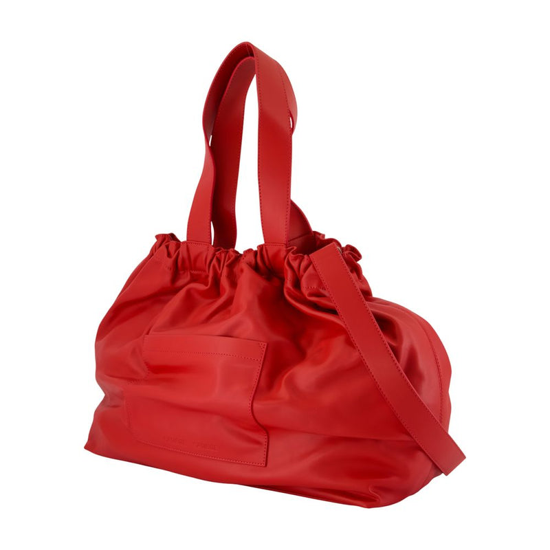 Samsøe Saemmi L Crossbody Bag — Red Leather