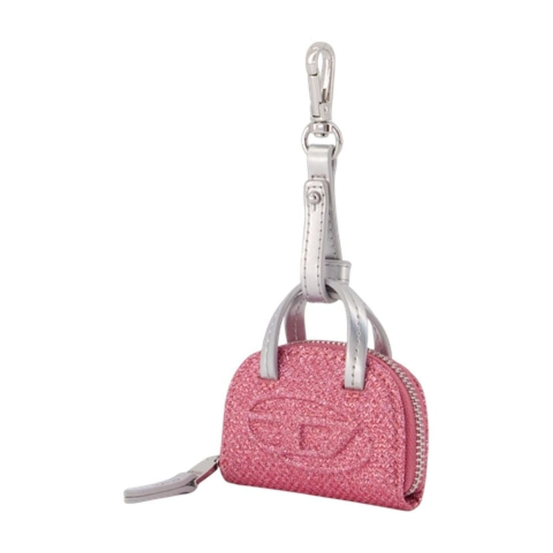 Diesel Quilted Faux Leather Mini Bag — Pink Faux_leather