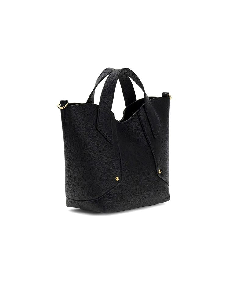 Guess Tote Bag — Black Polyurethane