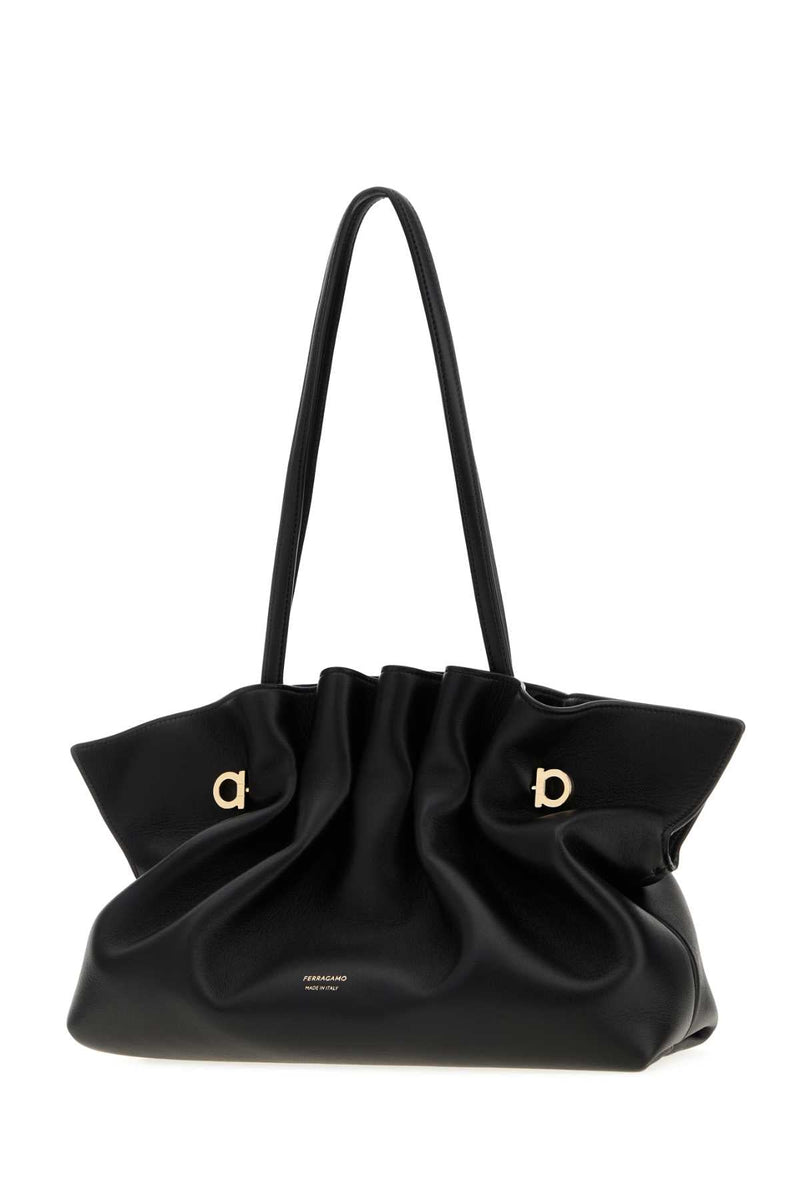 Ferragamo Neronero Shoulder Bag — Black