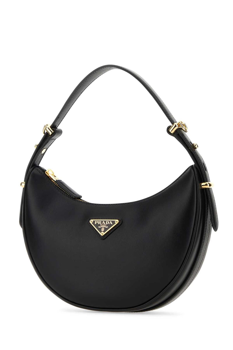 Prada Shoulder Bag — Black Vitello