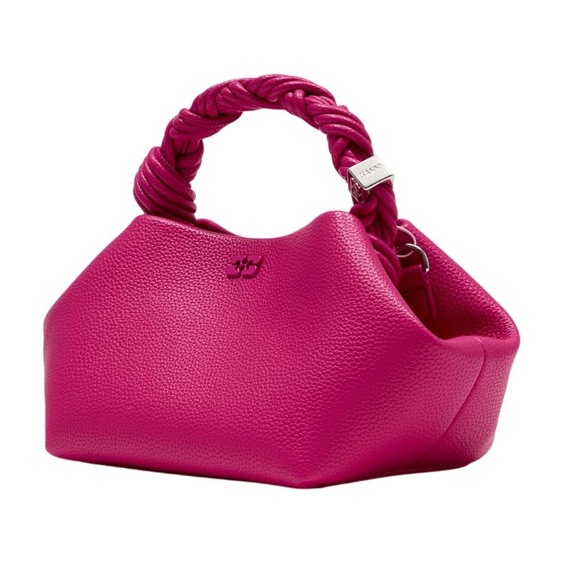 Ganni Bou Top Handle Bag — Pink Synthetic