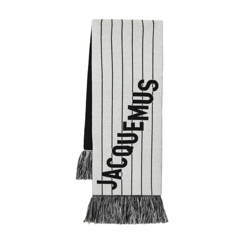 Jacquemus Scarf — Black Wool Scarfs