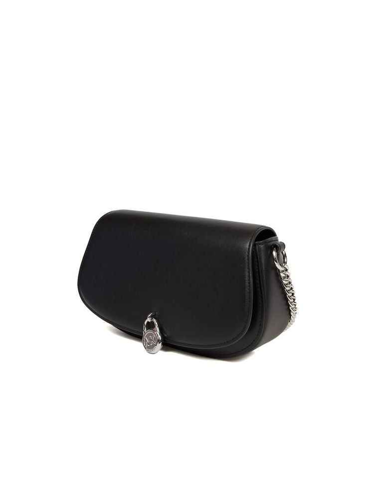 Michael Kors Crossbody Bag — Black Leather | Trim: Polyurethane