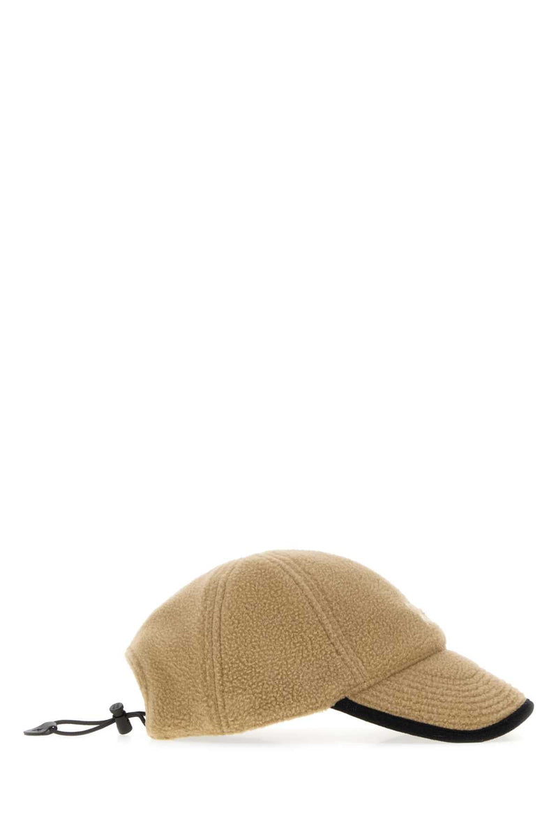Miu Miu Hat Flannel Baseball Cap — Beige Caps