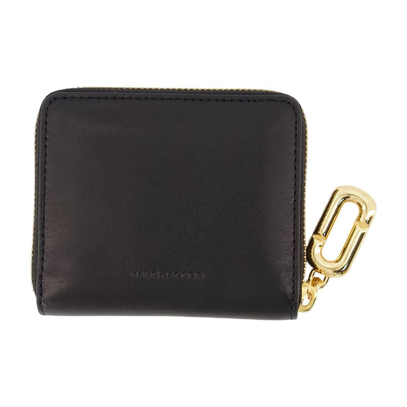 Marc Jacobs Slim Compact Wallet — Black Cowhide Accessories /