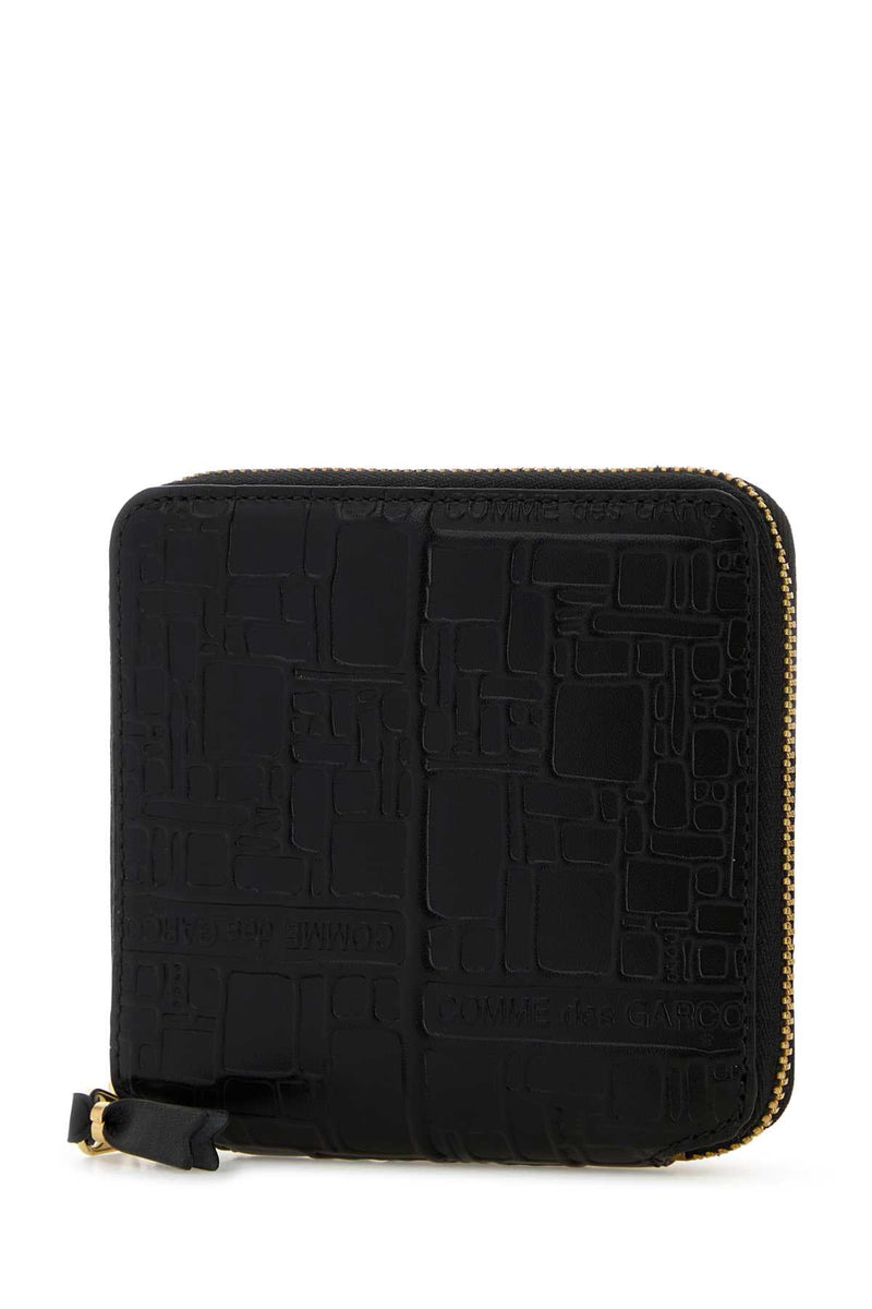 Comme Des Garçons Logotype Wallet — Black
