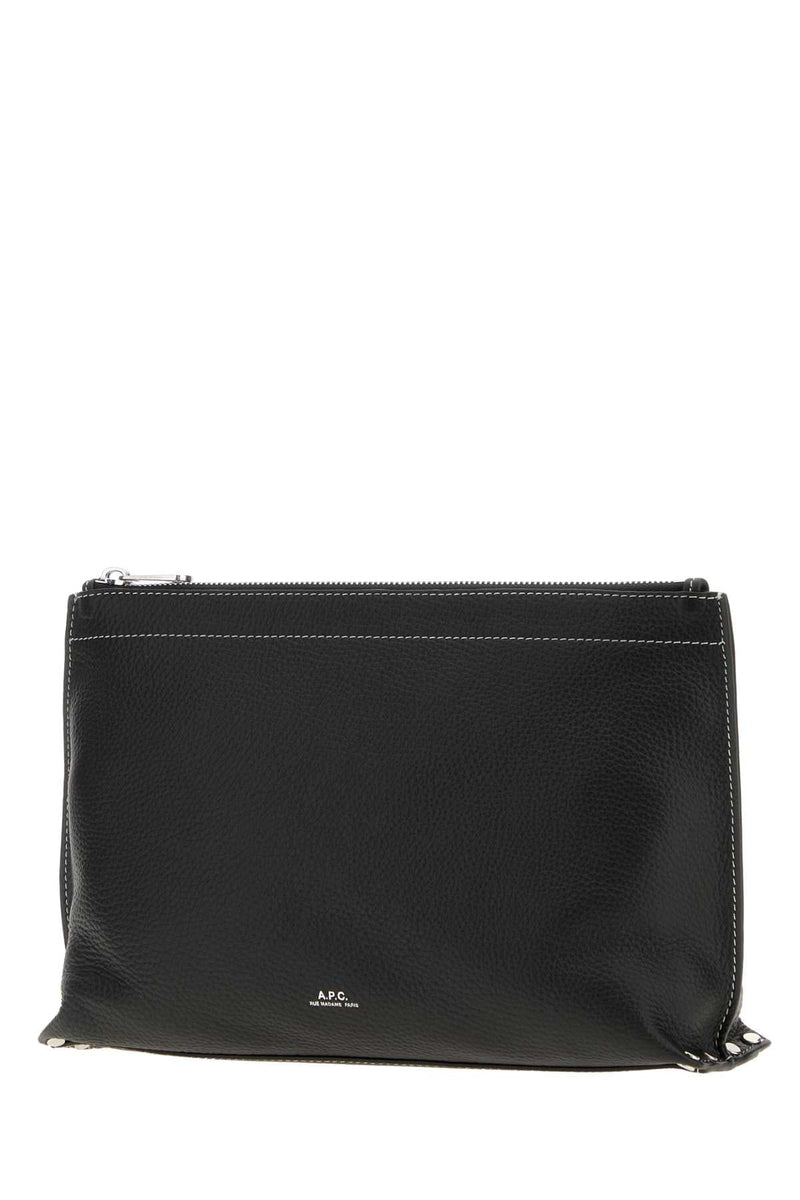 A.p.c. Clou Clutch — Black