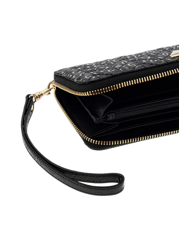 Guess Stacey Wallet — Black Polyurethane