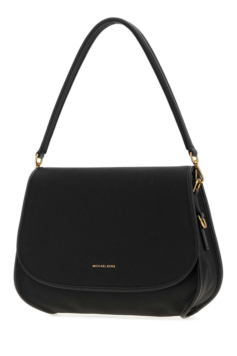 Michael By Kors Conv Shoulder Bag — Black