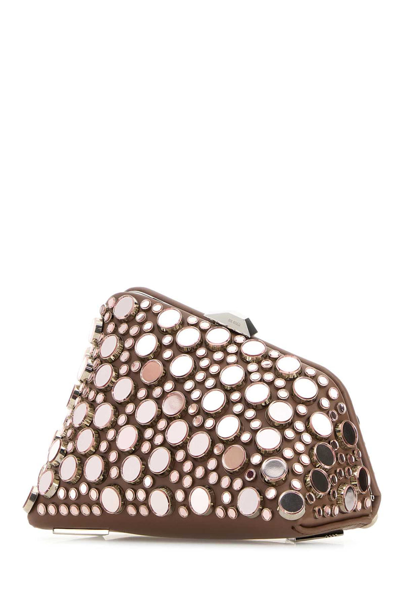 The Attico Midnight Clutch — Bronze