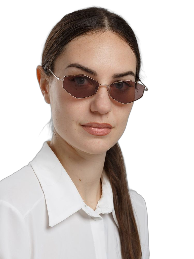 Hickmann Hi3231 Metal Frame Sunglasses — Rose Gold