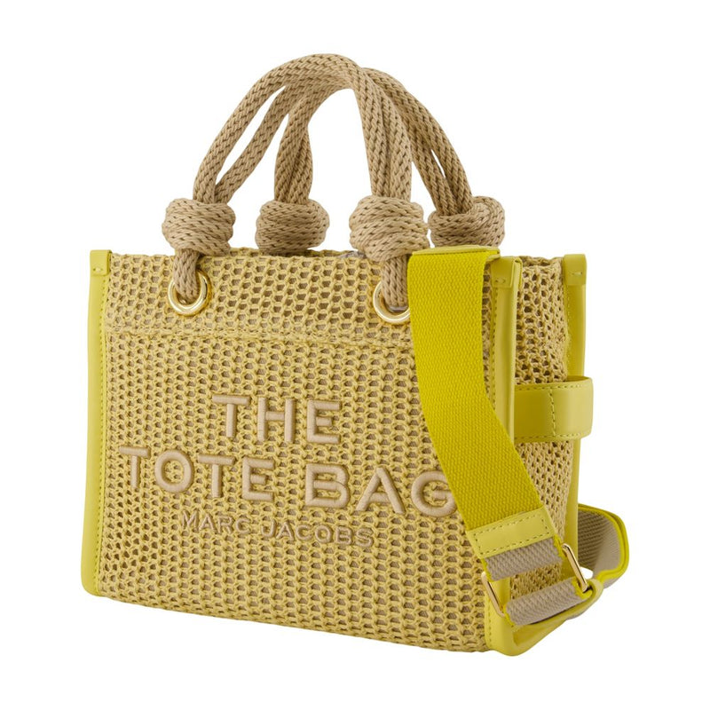 Marc Jacobs Textured Synthetic Tote Bag — Yellow