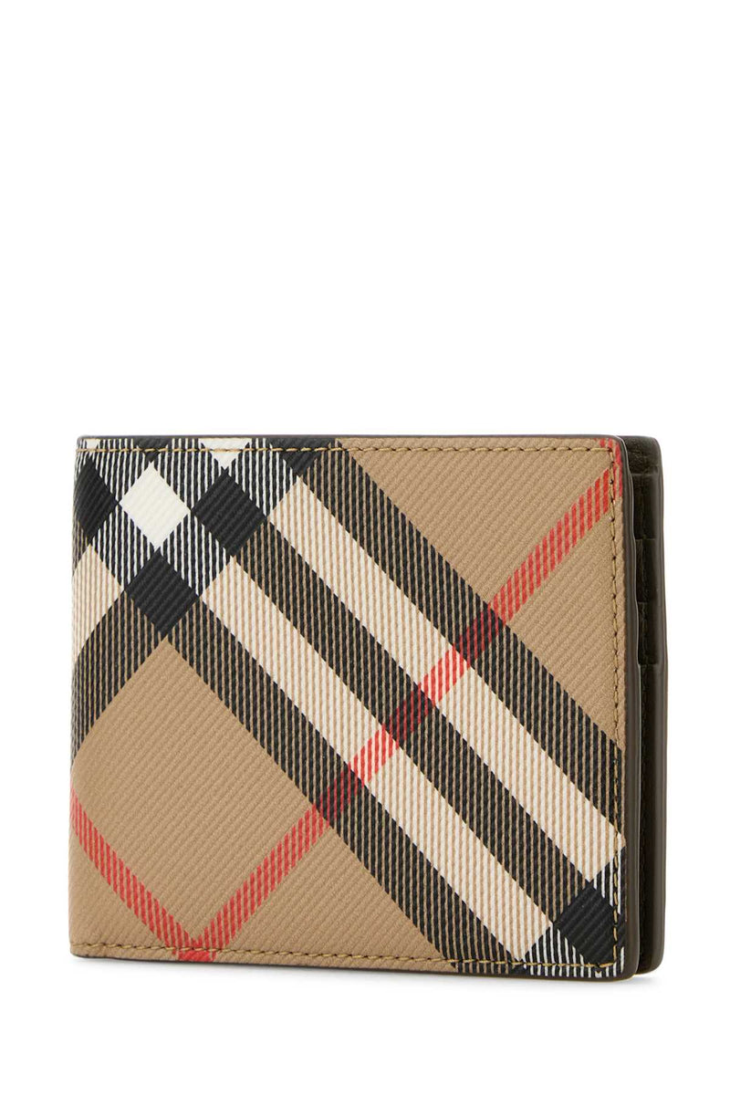 Burberry Hipfold Wallet — Beige