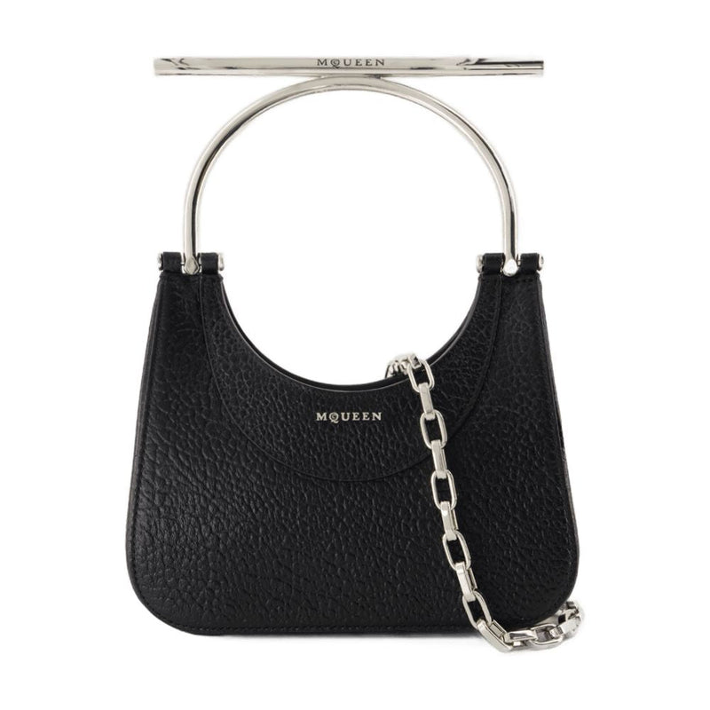 Alexander Mcqueen Shoulder Bag — Black Lambskin